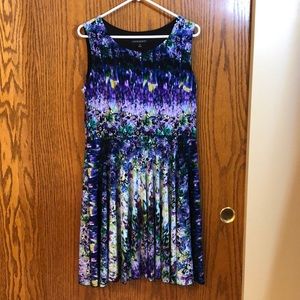 Colorful cocktail dress size 14